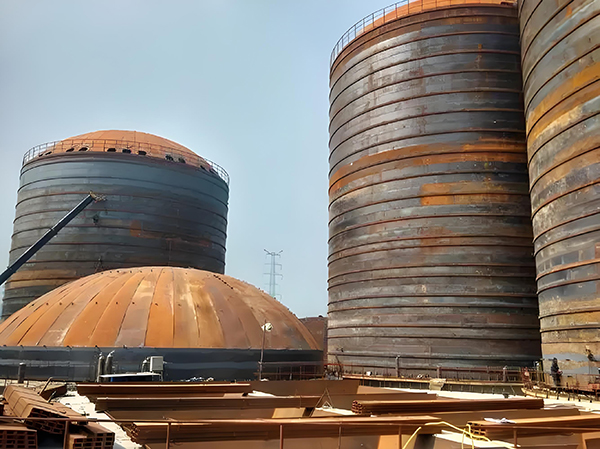 美兰焦粉钢板仓